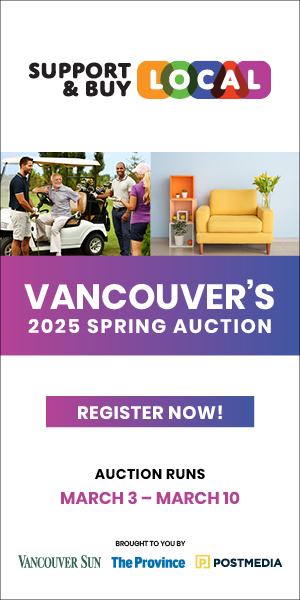 Vancouver's 2025 Spring Auction runs March 3 - 10. Register Now!